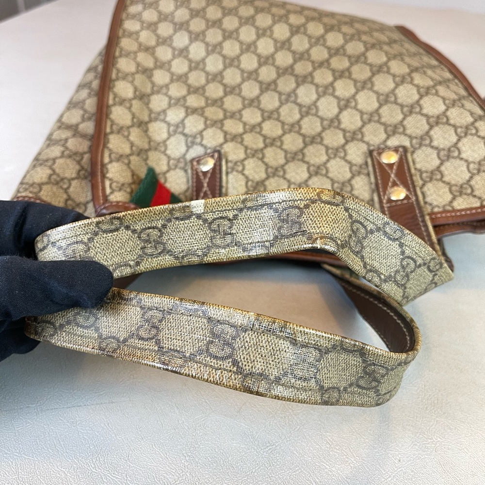 Gucci GG Logo Printed Totes Shoulder Bag - Picture 10 of 16